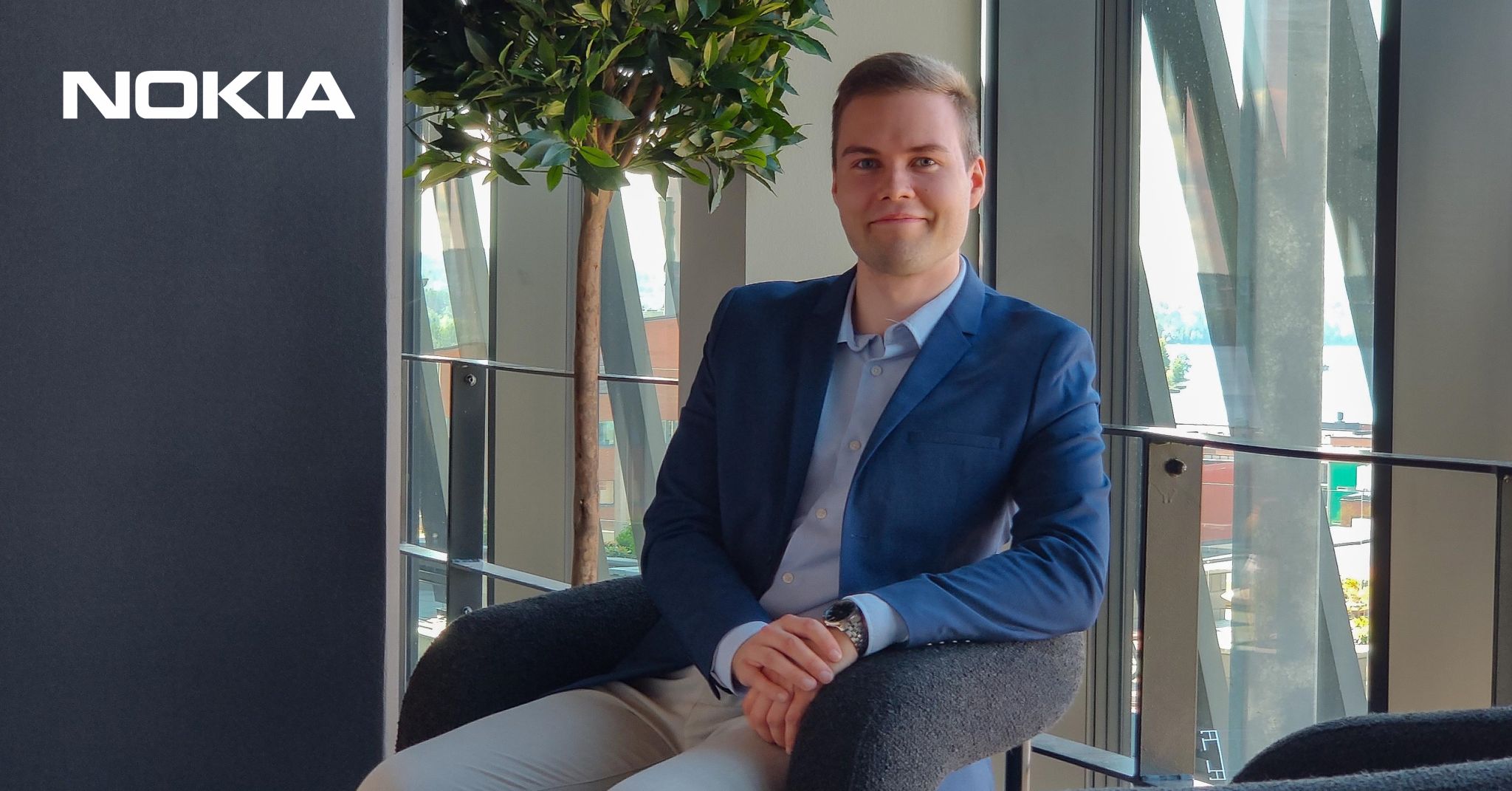 Lauri Alho at Nokia, acknowledging his three-year career and contributions to the company's journey.