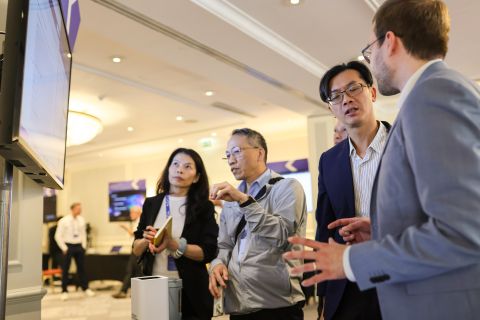 Nokia Core User Group 2025 attendees engage with a live demonstration of Network as Code for fraud detection, showcasing Google Gemini AI, SIM Swap API, and Number Verification API solutions with NOS and MEO, presented by Lauri Alho.